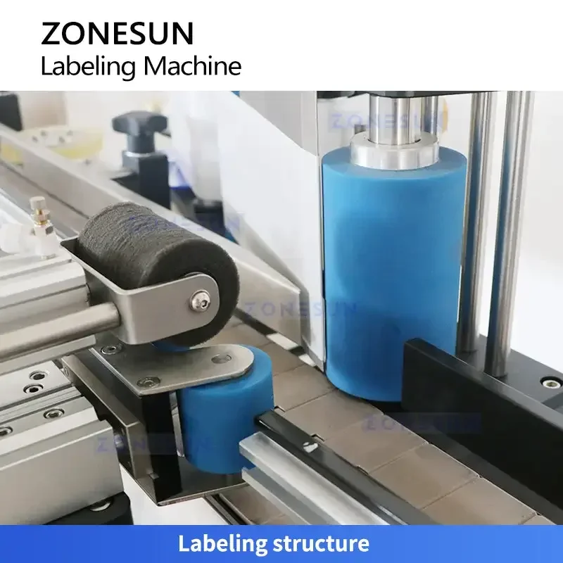 ZONESUN ZS-TB260RA Tamper-evident Bottle Top and Body Honey Jam Sauce Seal Labeling Machine