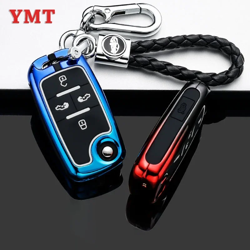 Car Key Fob for VW Volkswagen Sharan Crafter Multivan Caravelle for Seat Alhambra Keychain Cover Shell Holder Case Accessories