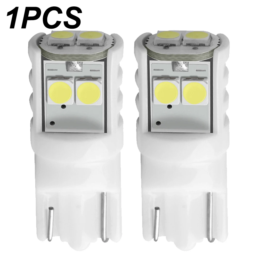 1pcs T10 W5W Ceramics LED 3030smd Waterproof Wedge Licence Plate Lights Turn Side Lamp Car Reading Dome Light Auto Parking Bulb