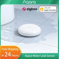 Aqara-Sensor de fugas de agua ZigBee, Detector de inmersión en agua, alarma, Sensor de remojo de seguridad, asistente para el hogar para Xiaomi Mi Home Homekit