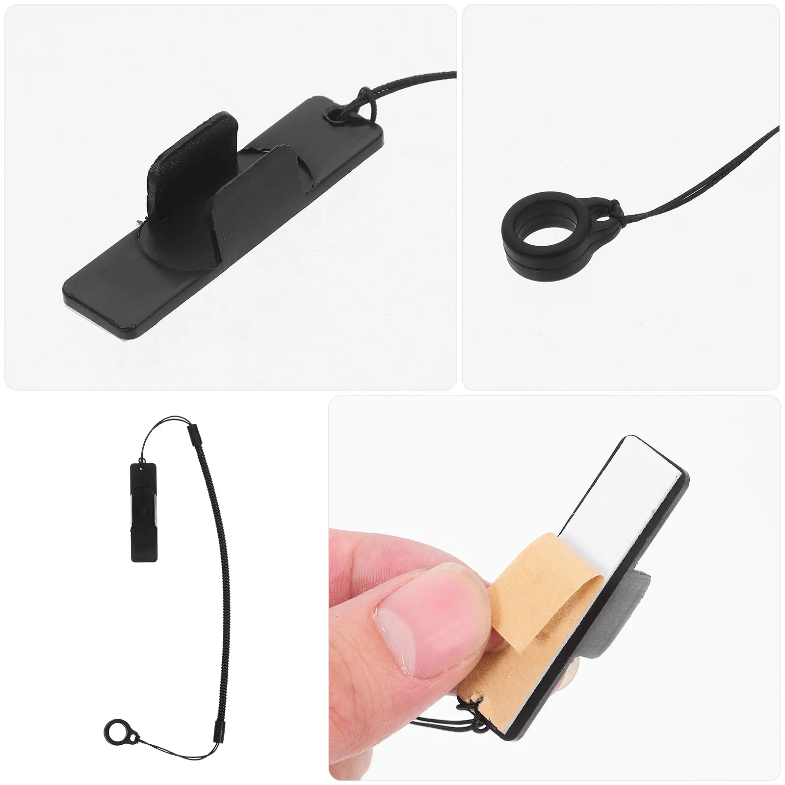 2pcs Stylus Pen Fixing Rope Elastic Retractable Lanyard Holder Touchscreen Replacement Strap AntiLose