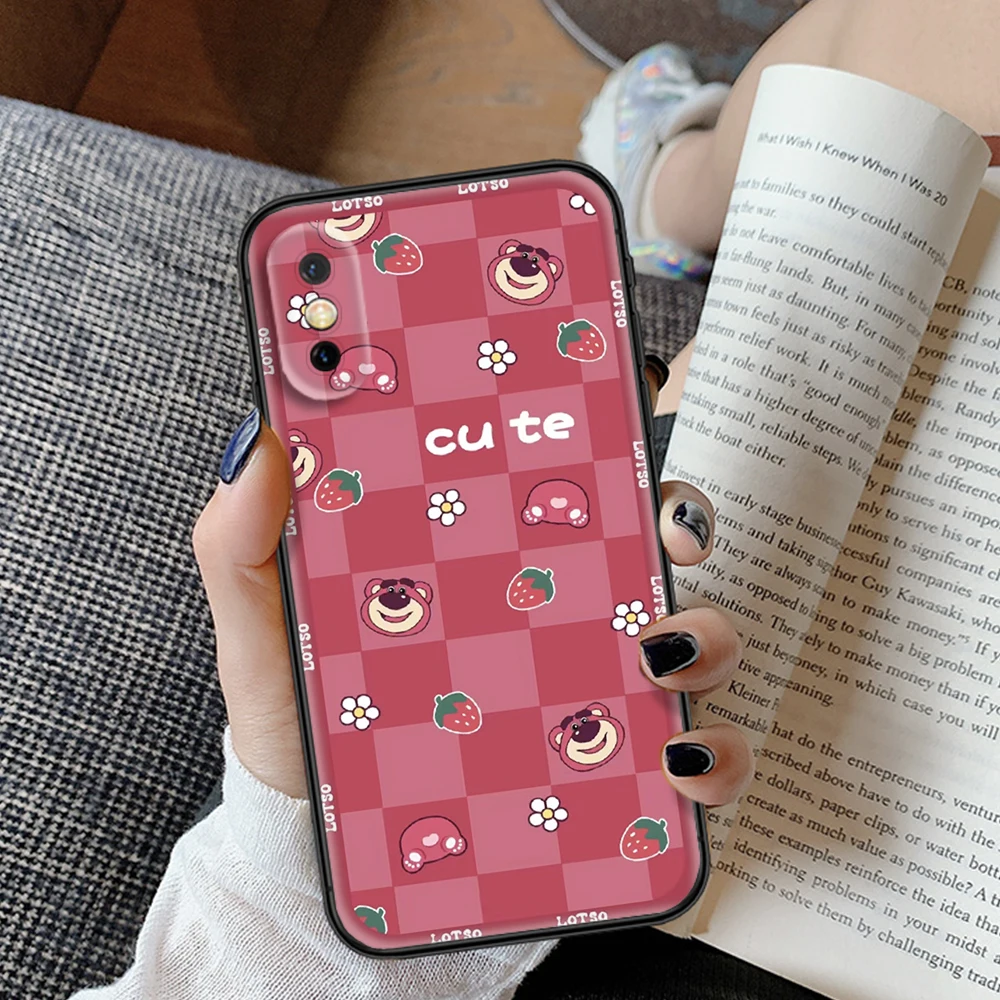 Funda blanda de dibujos animados para Xiaomi Redmi 7A, 8, 8A, 9, 9A, 9C, NFC, 10A, 9T, 10X, Note 8T, 10 Pro Max, 11, 11S, Z81, Lotso