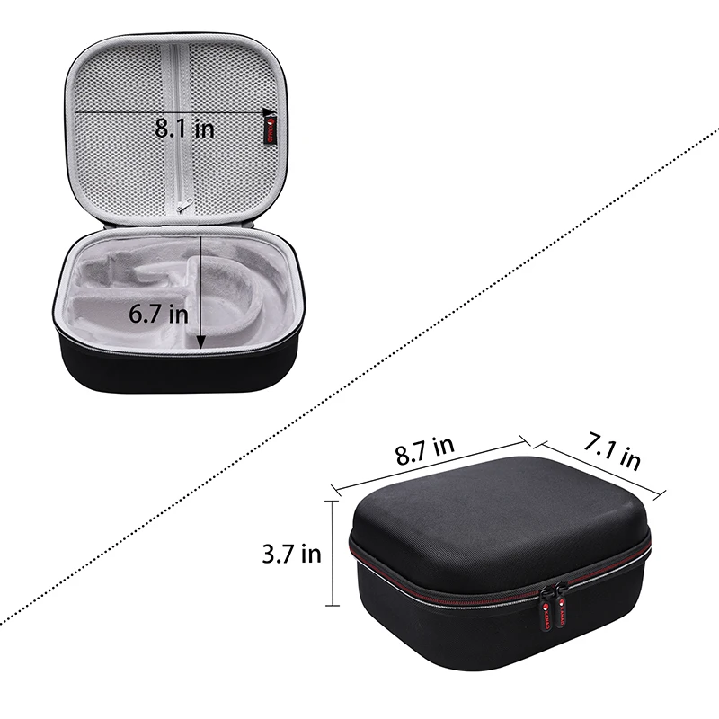 XANAD-estuche rígido de EVA para JBL Quantum 800/Quantum 600/Quantum 400/Quantum One, bolsa de almacenamiento protectora para auriculares