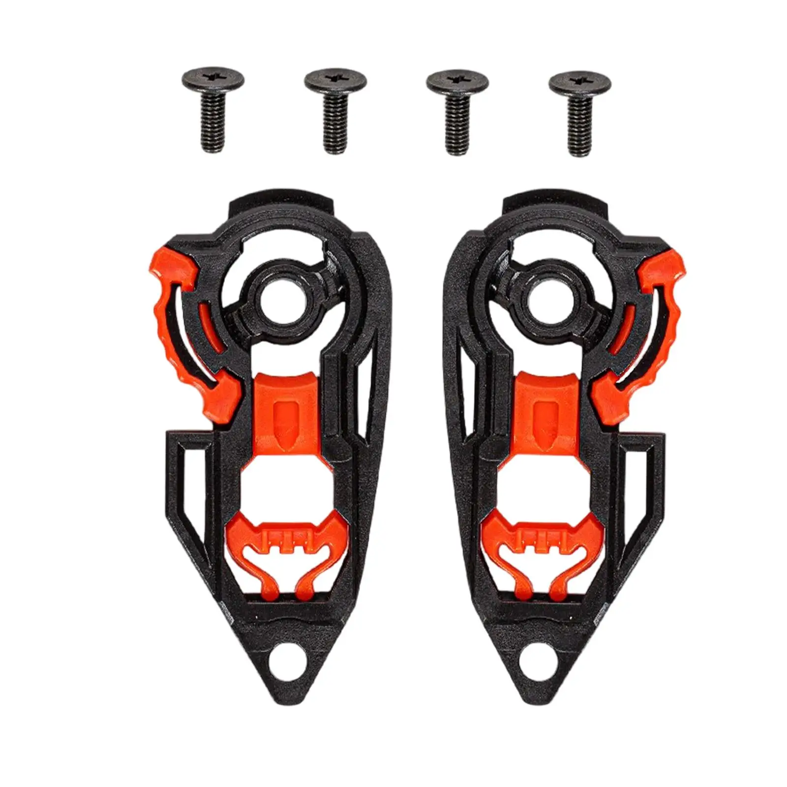 Durable Motorcycle Helmet Visor Base Plate Repair Tool with Screws Convenient Install for Full Face Helmet Accessory