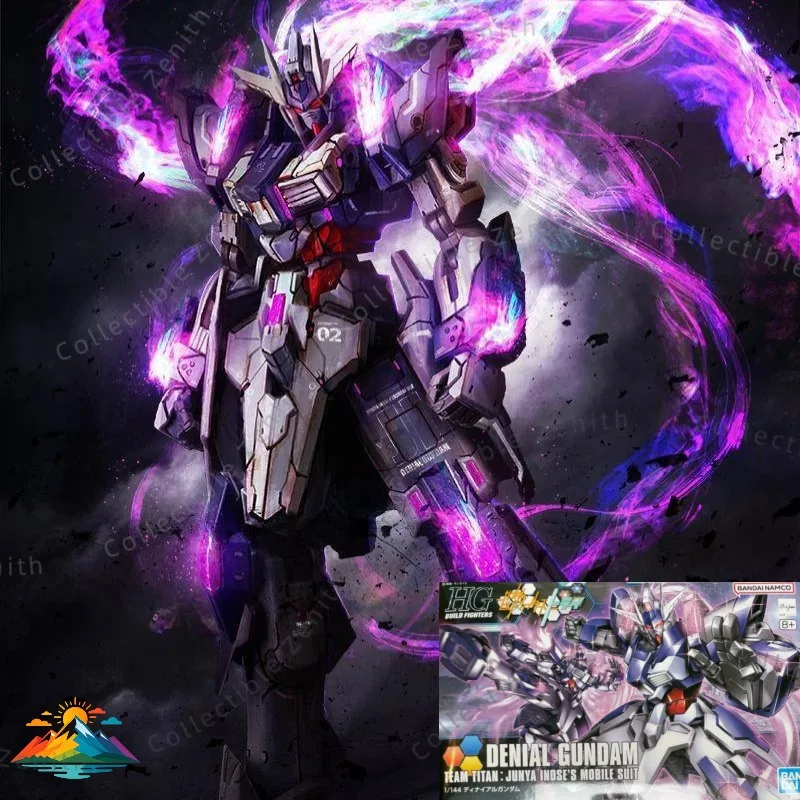

【IN STOCK】Bandai HGBF 1/144 Denial Gundam (Team Titan) Model Kit, Build Fighters Assembly Figure with Original Box