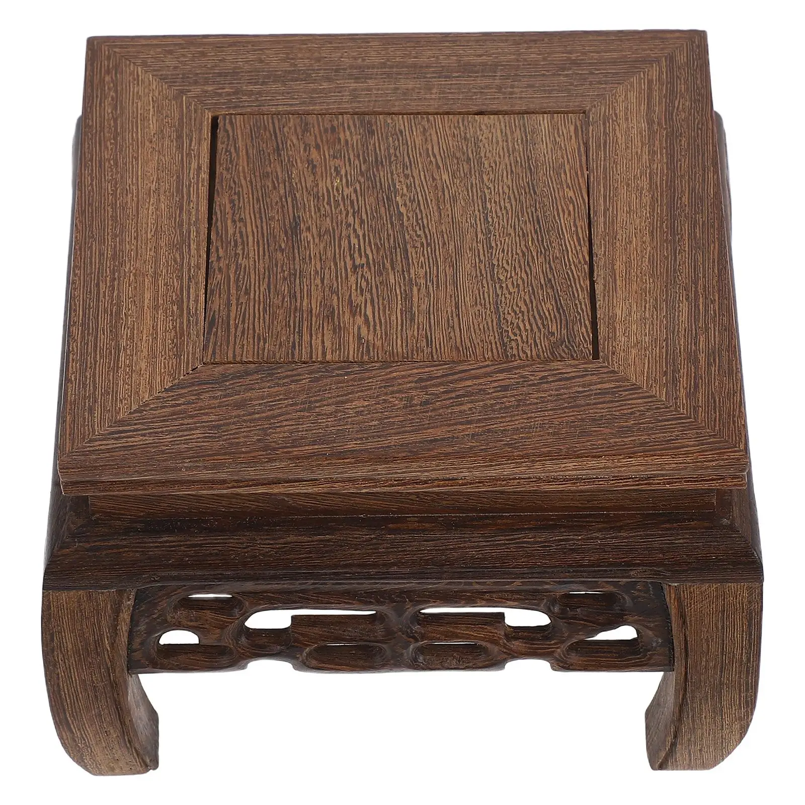 Square Vase Base Chicken Wing Wood Rustic Plant Teapot Display Wood Lamp Flower Display Wooden Vase St Plant Holder