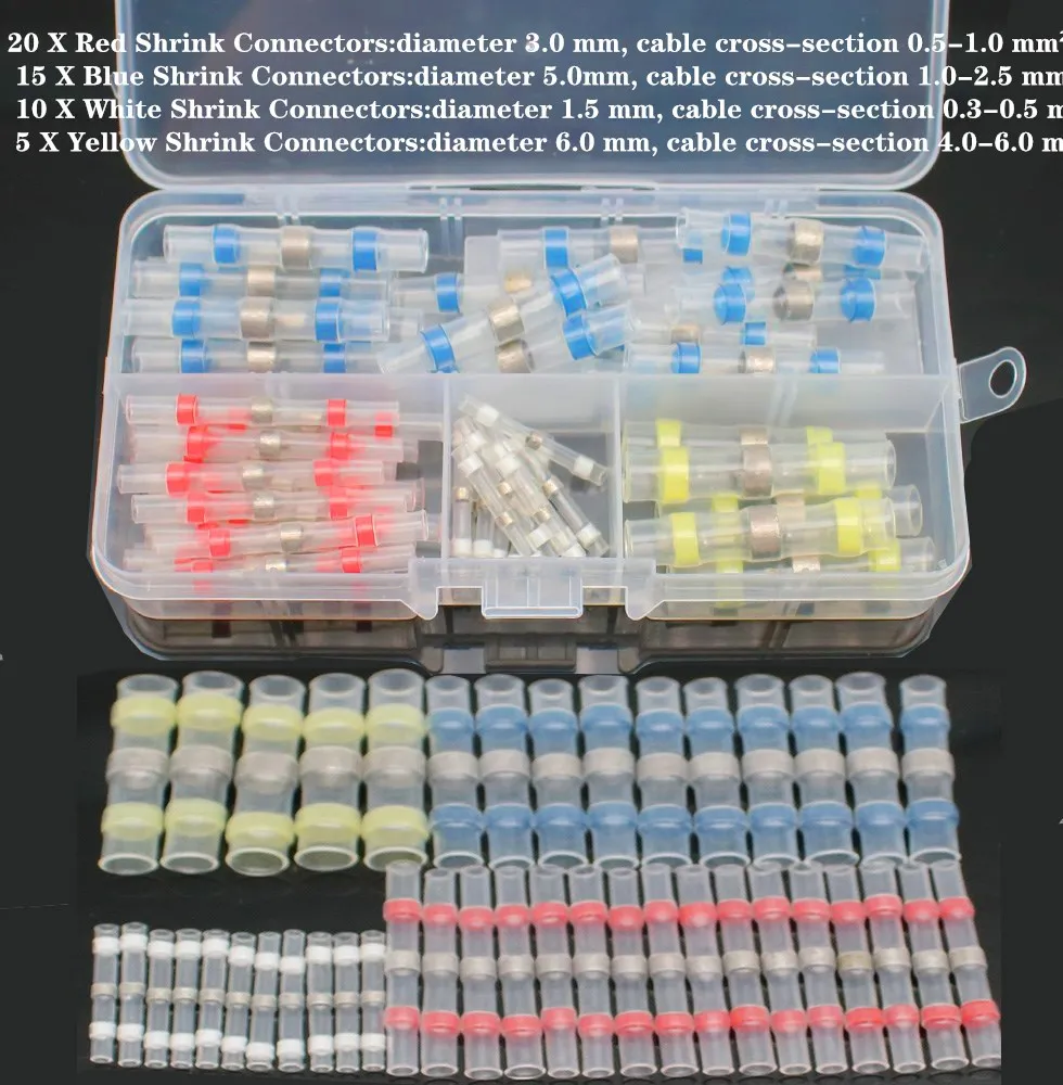 50Pcs Waterproof So…