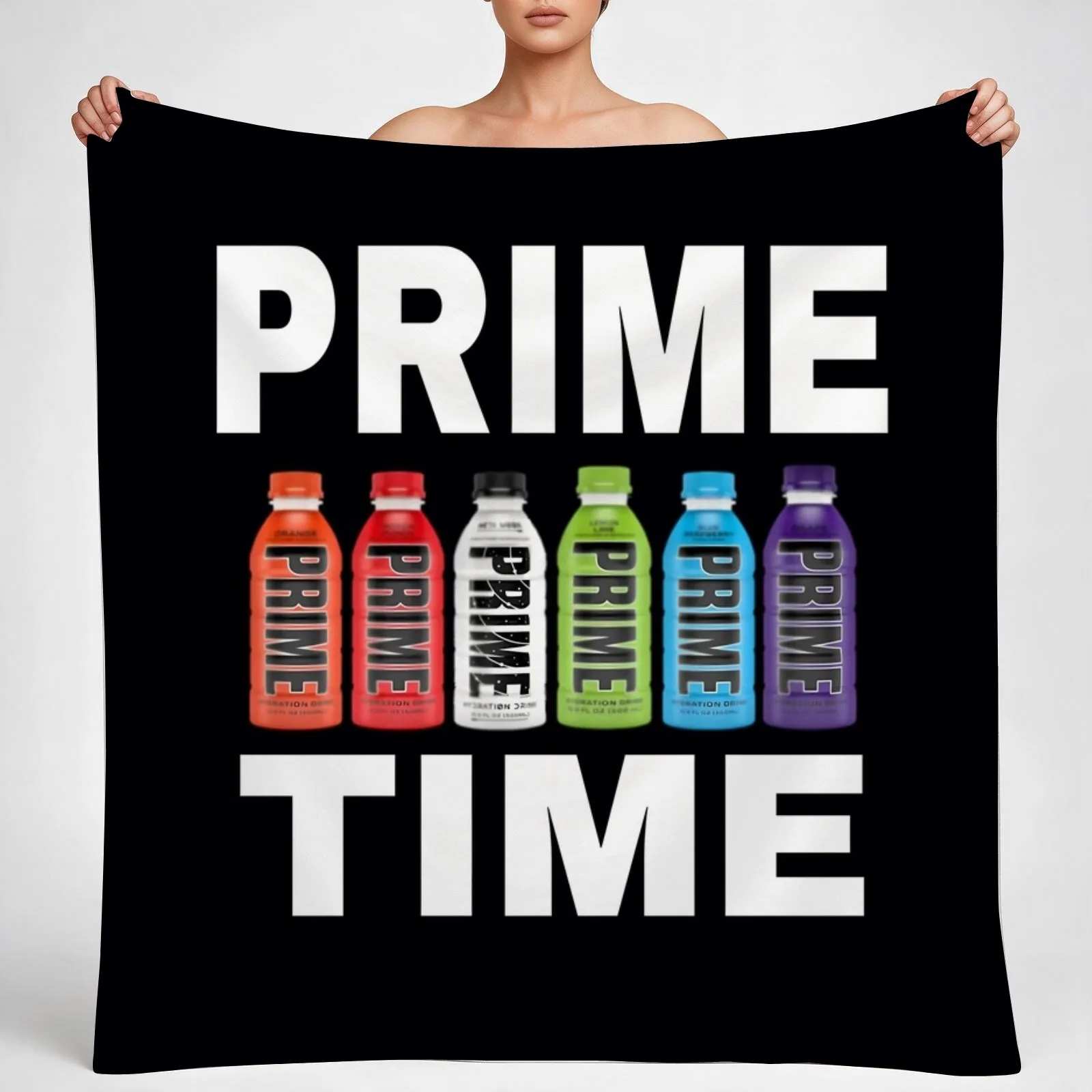 KSI prime Throw Blanket couch cozy soft plush fuzzy picnic outdoor blanket