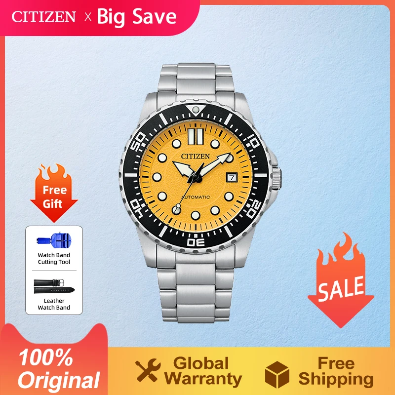 

CITIZEN Original Japan Watch for Men Automatic Mechanical Fashion Leisure Business Waterproof Luminous Men's Watches