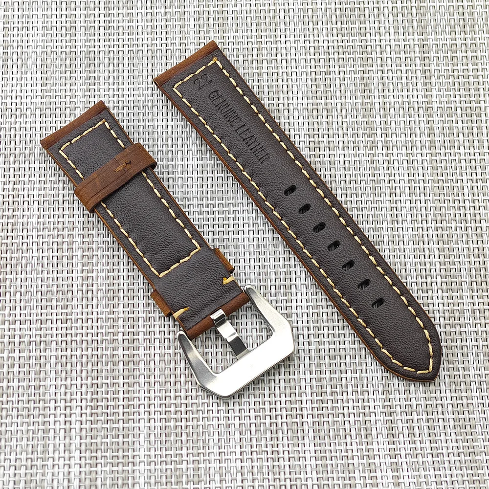 Высококачественный ремешок из натуральной кожи, ремешок для часов 24/26 мм, браслет для часов, аксессуары для часов, браслет, ремешок для часов