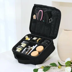 Multifunctional Portable Portable Cosmetic Case Essential Partition Storage Beauty Tools for Beauty Artists Cosmetic Bag