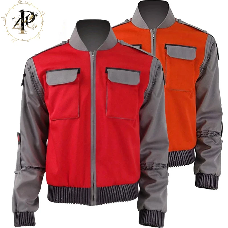 Movie Back To The Future Jr Marlene Seamus Marty McFly Retour Vers Le Futur Cosplay Costume Jacket Halloween Costumes