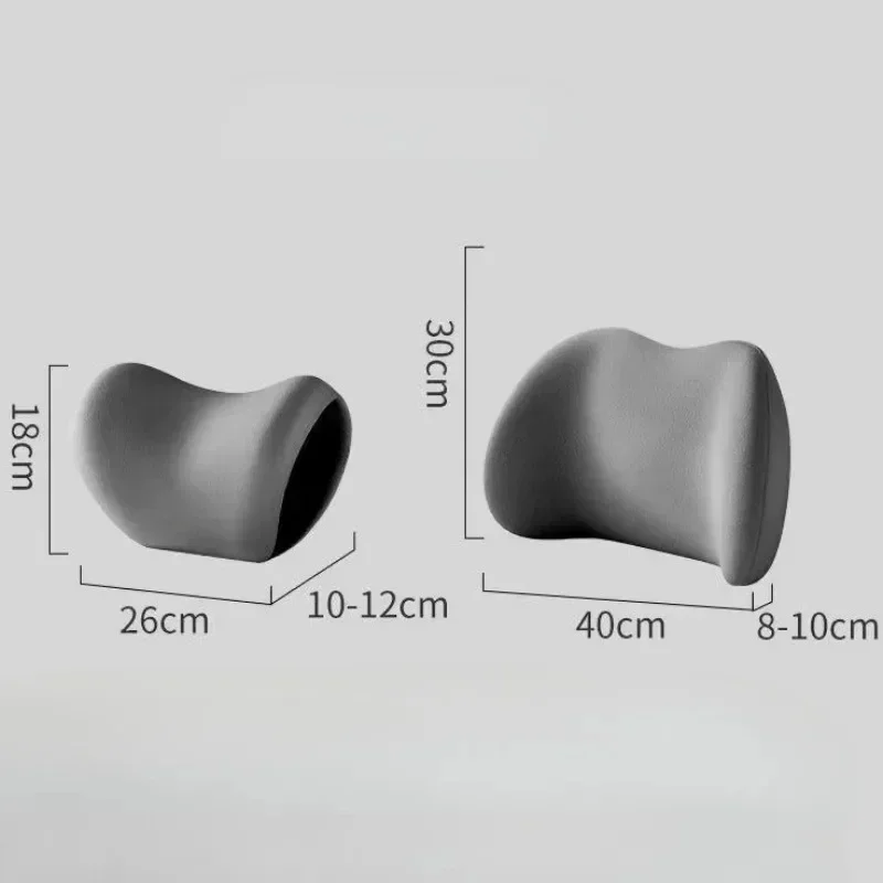 Car Headrest/Lumbar Support Car Neck Pillow Waist Cushion Driver Seat Backrest Car Cushion Driving Lumbar Support Waist Support image 6