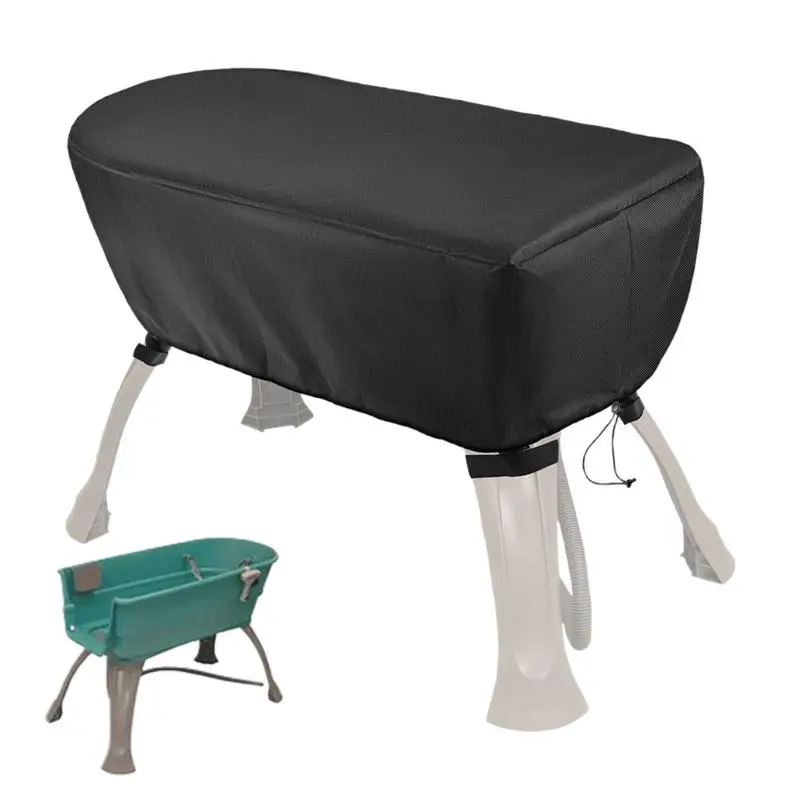 

Dog Bath Tub Cover Portable Bathing Cover Oxford Cloth Waterproof Bath Tub Cover Foldable Dustproof Pet Supplies Weatherproof