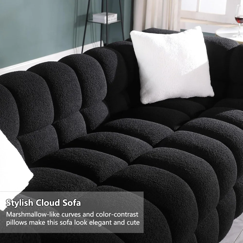 Sofa, Modern Sectional Couches for Living Room Set,Comfy Cloud Sofa for Small Space, Apartment Suitable for apartments