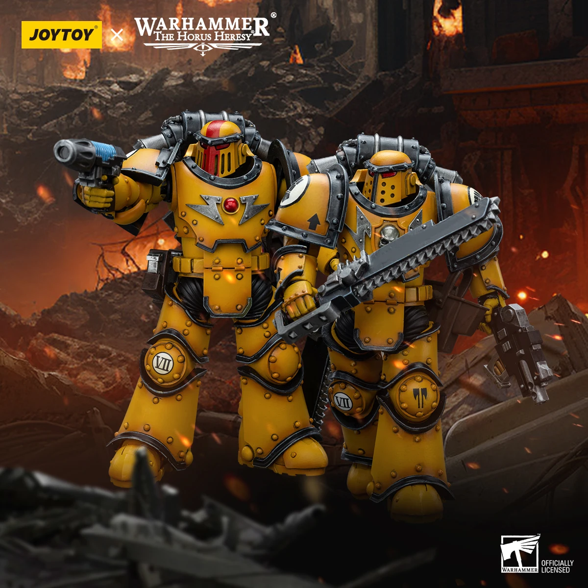 JOYTOY Warhammer 40k 1/18 Action Figures Anime 12cm Imperial Fists Mklll Despoiler Legionaries Collection Model Toys