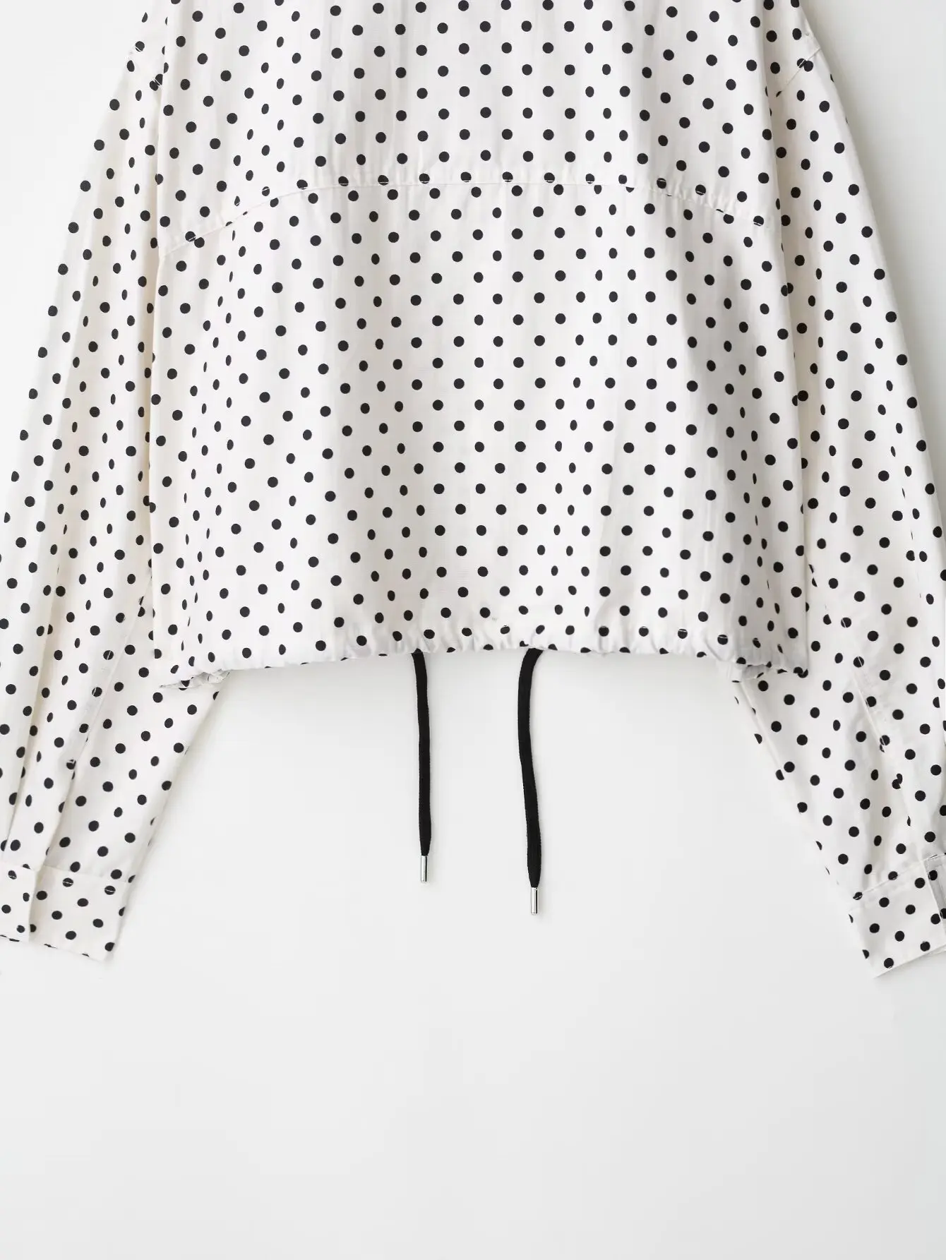 HH Polka Dot Shorts-Sets für Damen 2026 Trend-Outfits Langarm Reißverschluss Rollkragenjacke Mantel Frühling Elegantes 2-teiliges Set – Detail 12