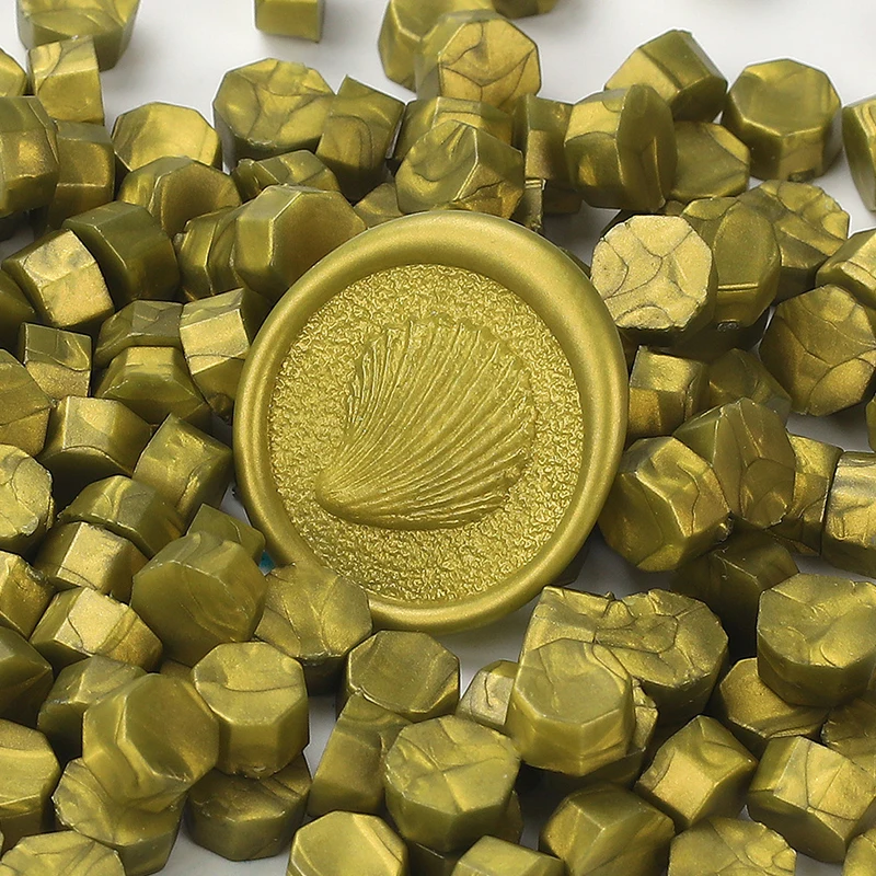 200 Stück Wachsdruckperlen, Wachssiegel für Stempel, Wachslack für Siegel, Retro-Versiegelung, Gold, Hochzeit, Geburtstag, Lacre für die Kartenherstellung