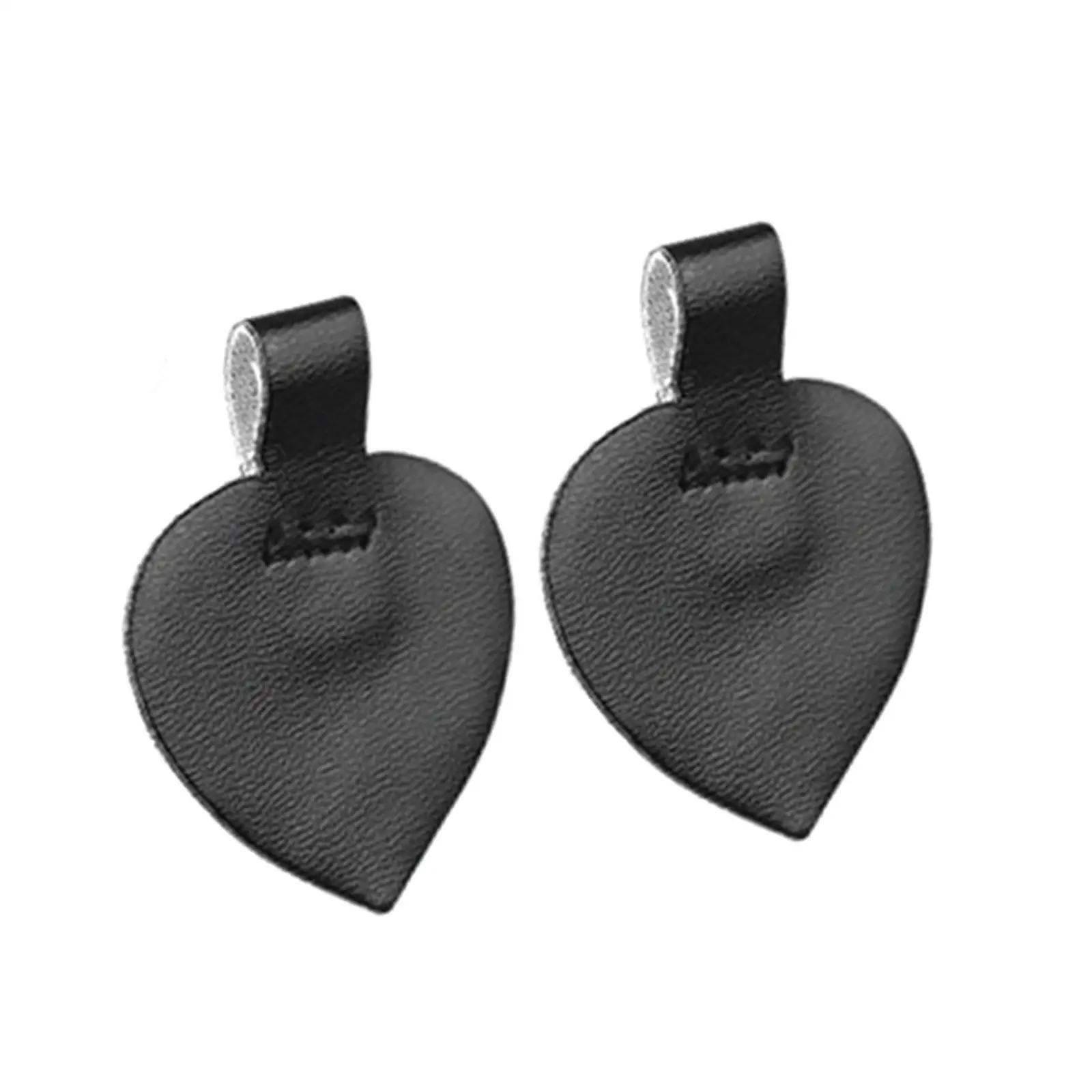 1 Pair of Black High Heeled Shoelaces Anti- PU Leather Shoe Straps