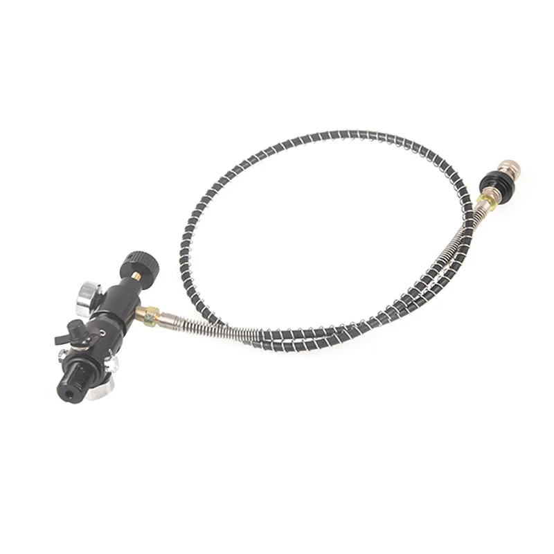 NEW Gas Cylinder Refill Filling Adapter 50mm Hosen Valvula Reguladora Sodastream On/Off Valve Pneumatic Fitting Quick Release