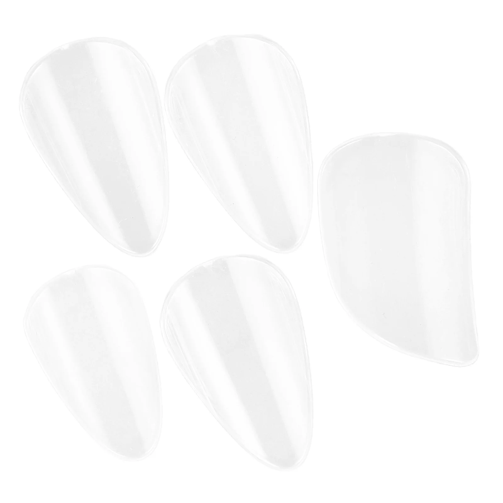 

5 Pcs Children's Pipa Nails Finger Picks for Protectors Banjo Thumb Lute Clear Plastic