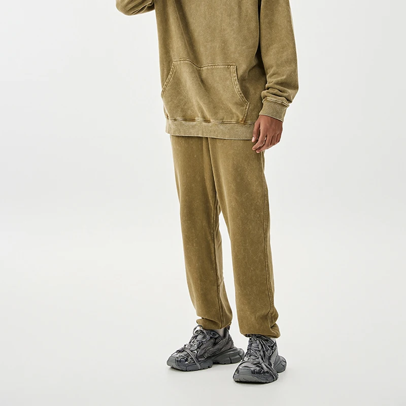 High Street Fashion Vintage Washed Sweatpants Men's Hip Hop Sports Joggers Man Y2K Streetwear Loose Casual Joggers Pants Women