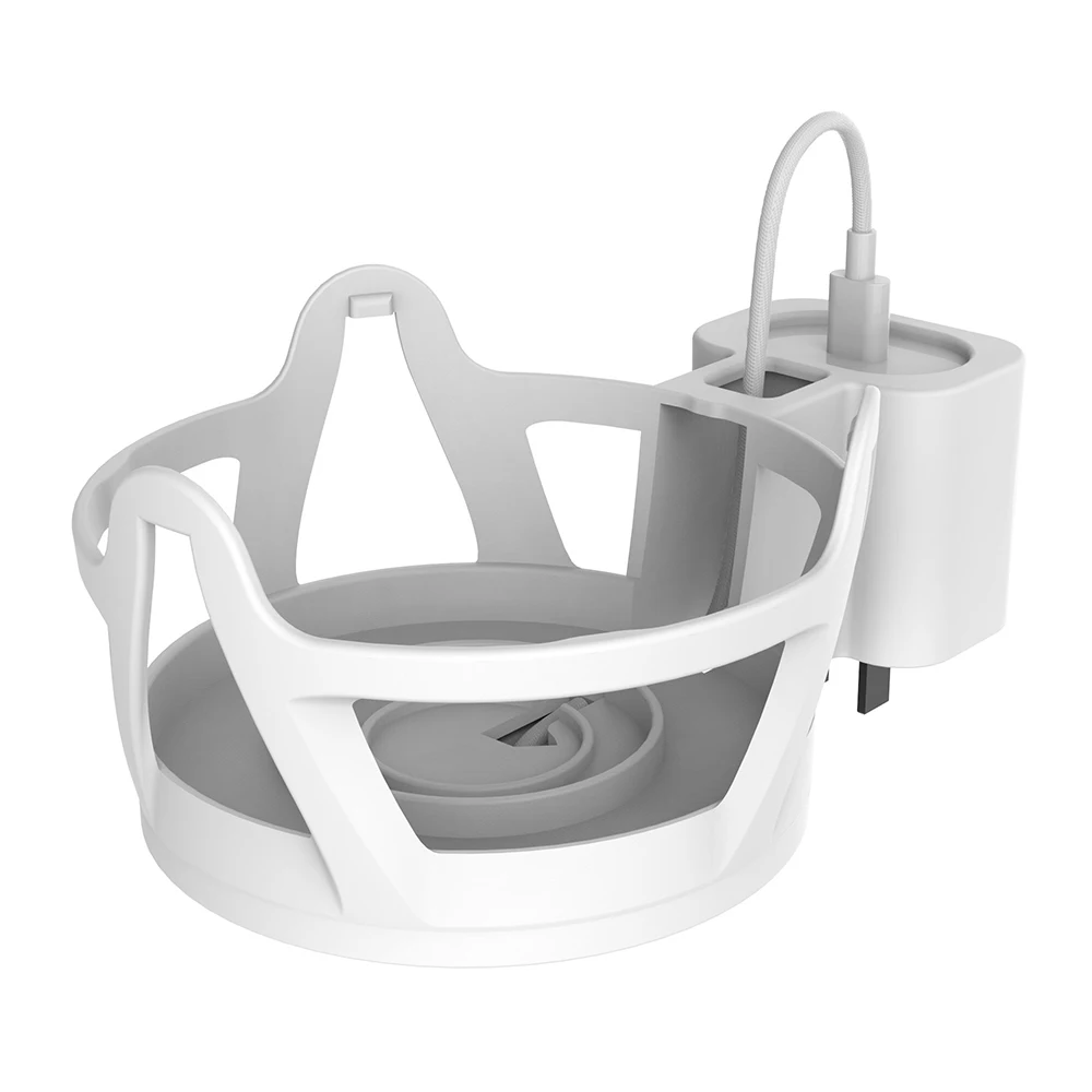 Wand steckdose Ständer für Homepod Mini Smart Lautsprecher Sound box Kabel manager aufrecht Halter Halterung-weiß