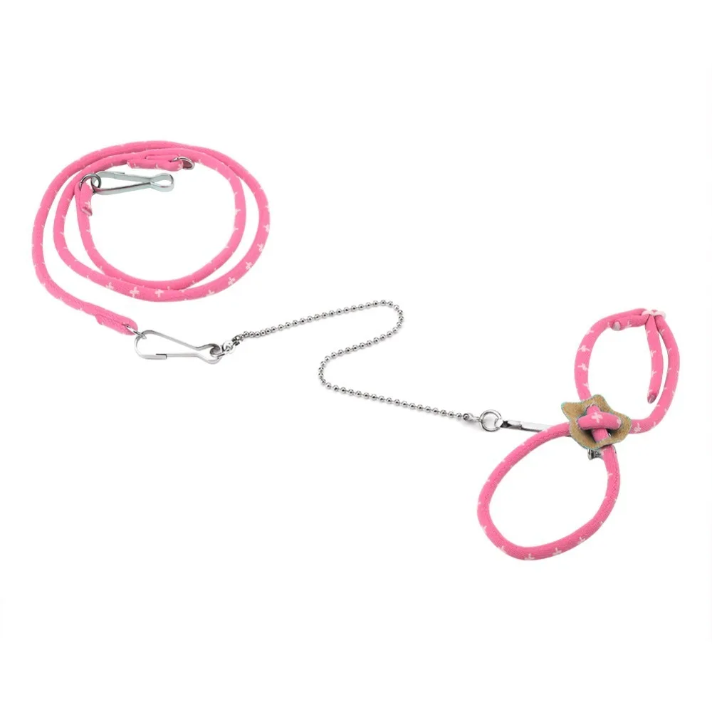 Adjustable Cotton Pet Harness Adjustable Knot Ultra-Soft Adjustable Harness Bell Attachment Durable Small Pet Harness Rats