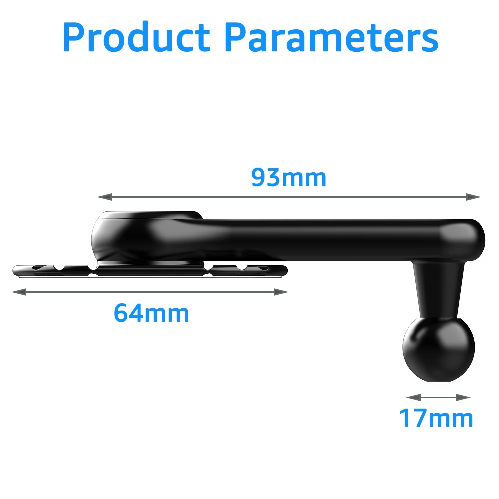 17mm Ball Kopf Auto Telefon Halter Basis für Auto Bildschirm Universal 360 Grad Rotierenden Klebstoff Basis für Auto telefon Montieren – Detail 7