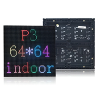 SMD Led Indoor outdoor P3 RGB LED Matrix Led Screen Module Board 64x64 Pixels High Resolution 1/32 Scan Led Sign Led Display