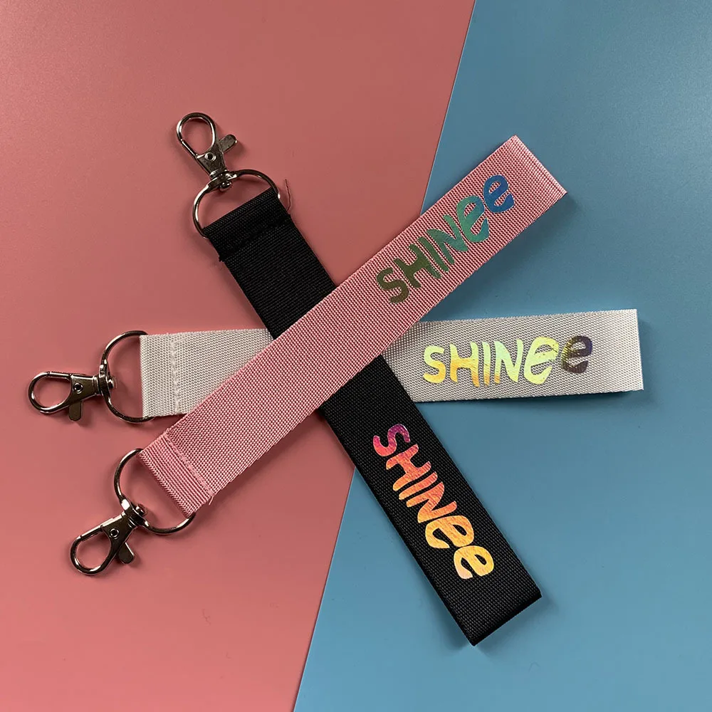 Shinee Rope Name Bar Taemin Bag Phone Pendant Accessories Keyring Temperature Flow Onew