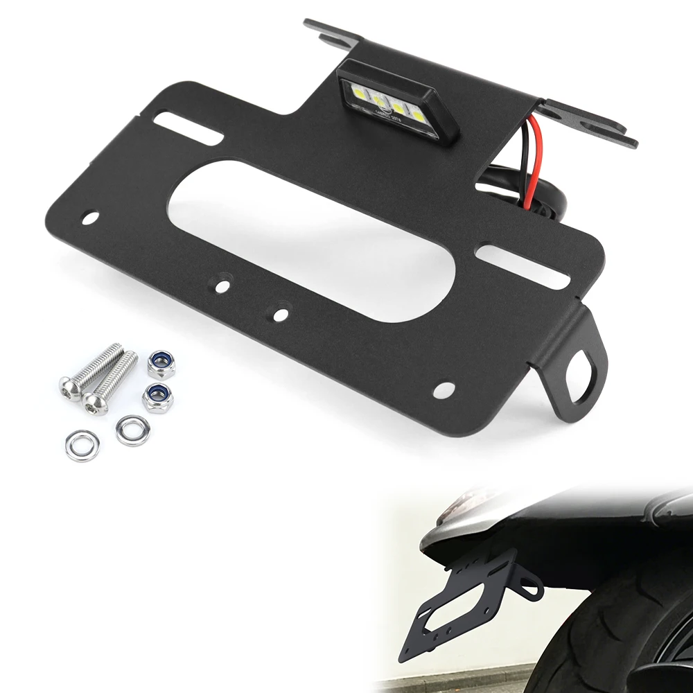 Fit For Suzuki Boulevard M109R M109 M109Rs M1800Rs 2006-2022 Number Plate Holder Bracket Rear Tail Tidy Fender Eliminator Kit