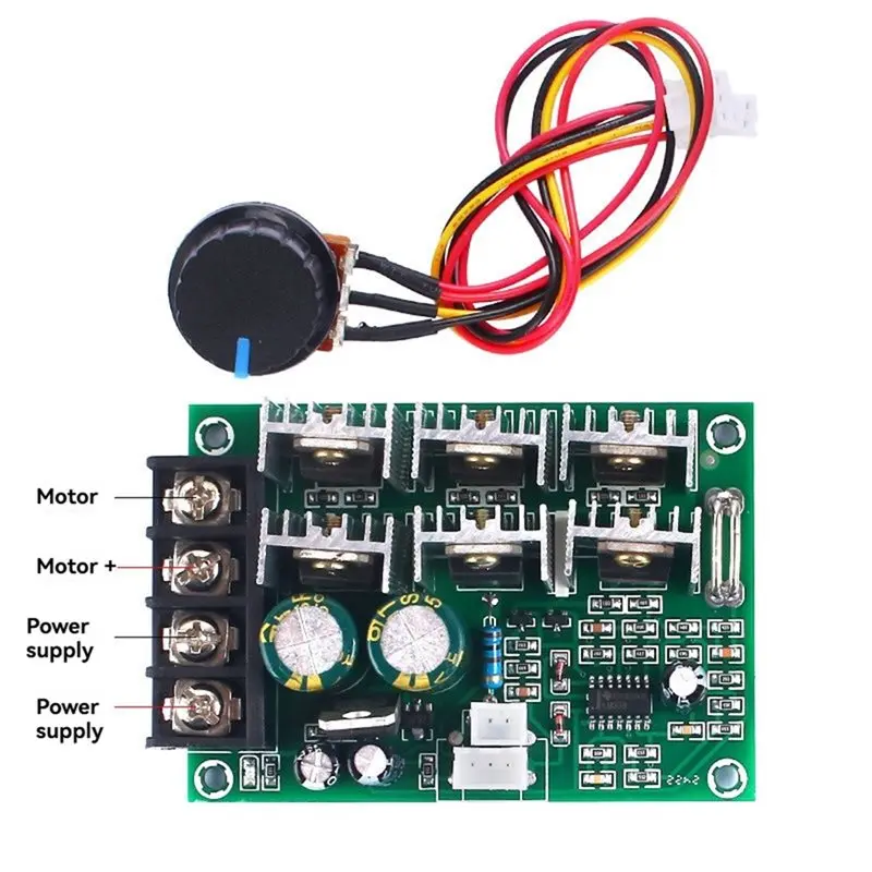 

DC10-50V PWM Motor Speed Control Governor Pump 40A High Power Adjustable 9V 12V 24V 36V 48V Controller Limited Time Offer