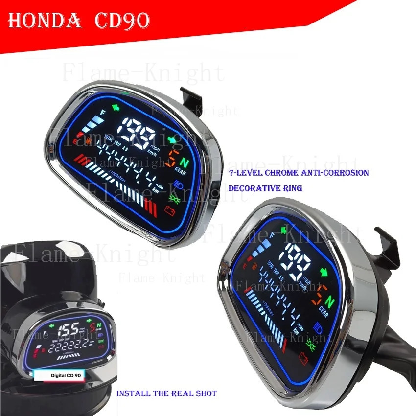 For Honda Benly CD90 CD65 S90 CS90 SS50 CD50 Digital Meter