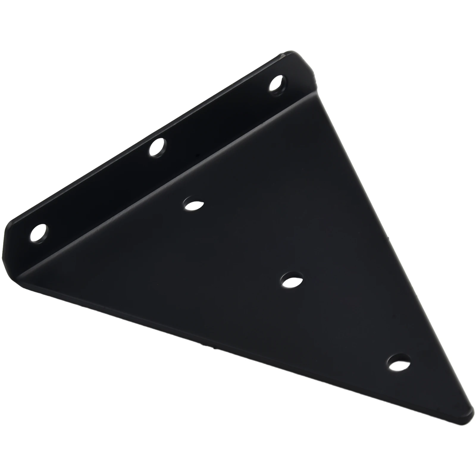Prateleira triangular prática, 1 peça, móveis pretos, resistente, invisível, montada na parede, prateleira triangular