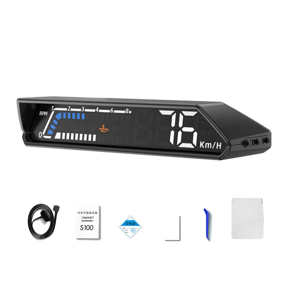 Auto Tacho Digital anzeige Auto Geschwindigkeit Spannung Ölverbrauch Wasser Temperatur messer Auto Headup Display multifunktion ales Auto