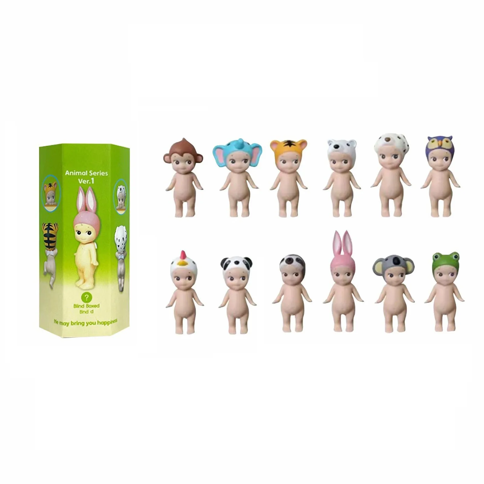 كشف العوالم الغامضة للعجائب المجنحة تمثال الملاك المثير للاهتمام في المفاجأة صندوق أعمى الملاك السائكين سلسلة الحلم الشكل