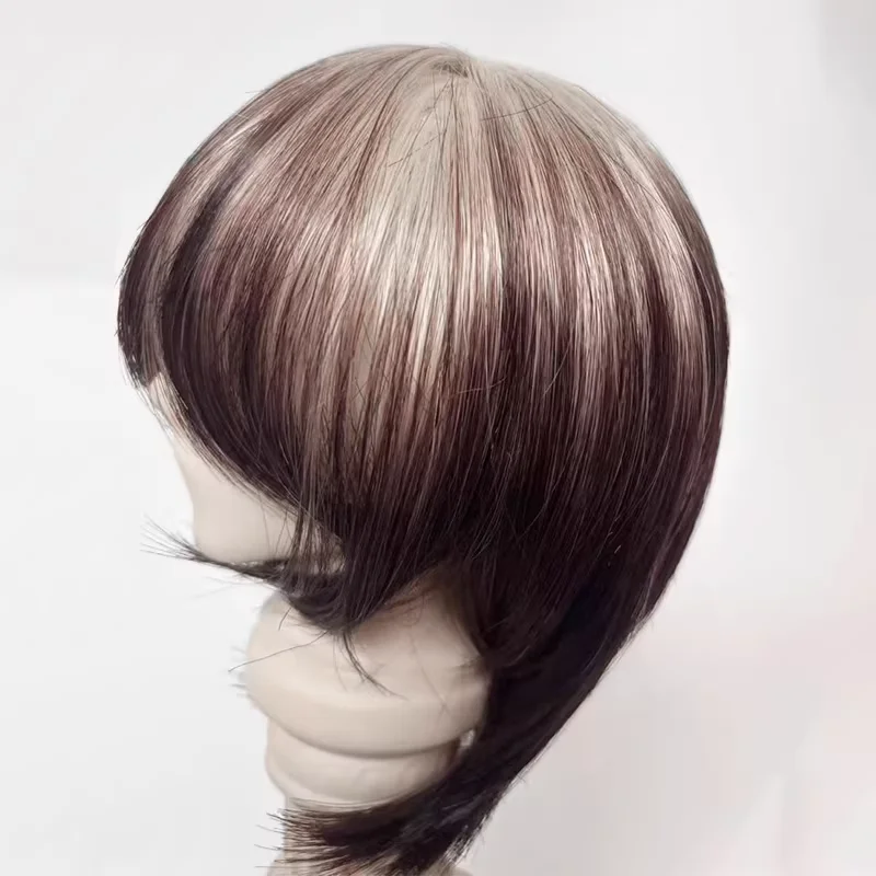 Peruki BJD Krótkie Włosy dla Lalek 1/3 1/4 SD MSD MDD Peruki dla Lalek Białe Żółte Czarne Różowe Brązowe Niebieskie Różowe Włosy