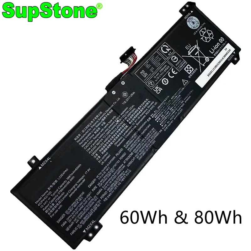 

L22B4PA0 L22M4PC2 Laptop Battery For Lenovo LOQ 15APH8 15IRH8 16APH8 16IRH8 15IAU7 For Legion Y7000P R7000P(2023) IRX8 ARX8 IRH8
