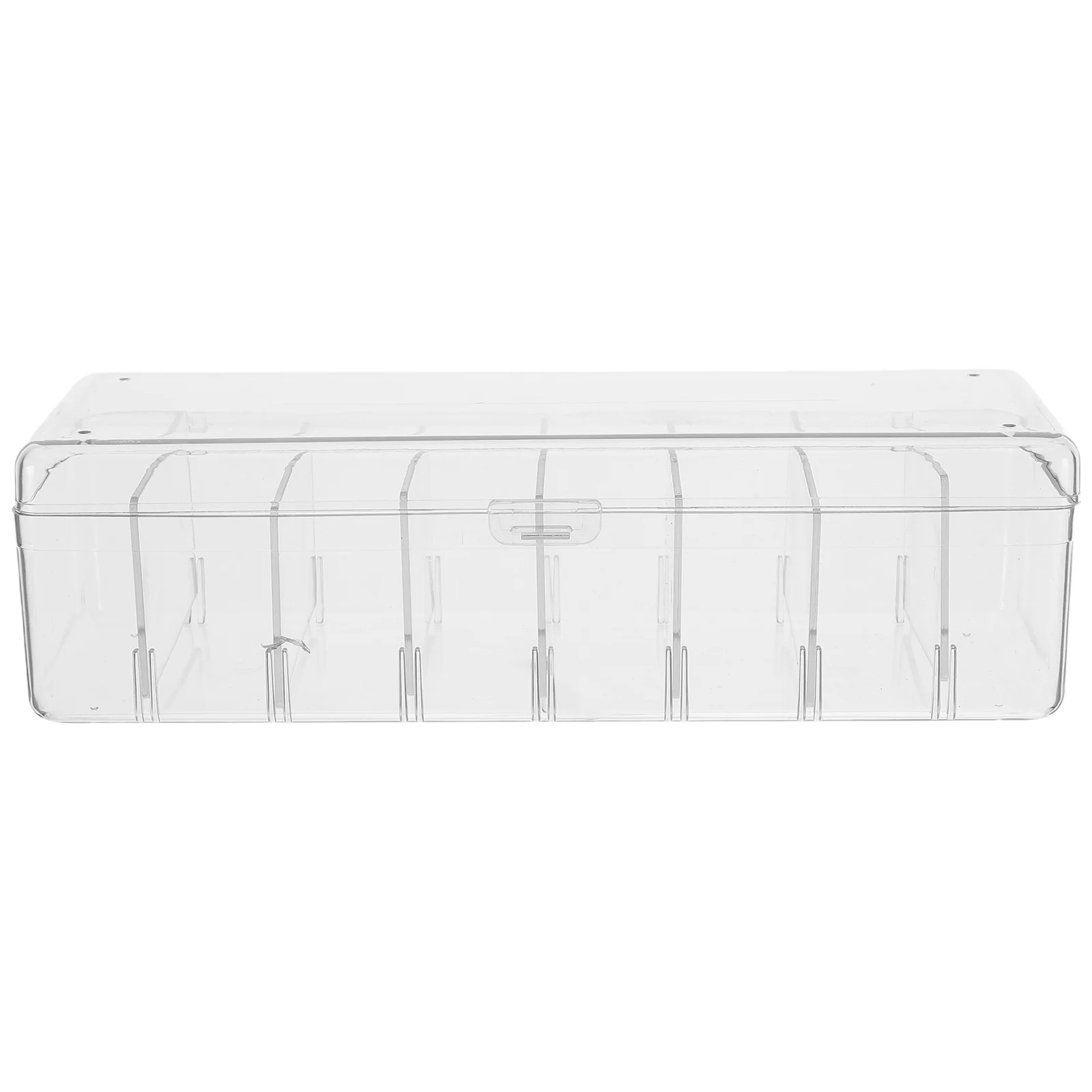 Transparent Storage Box Thick Material Removable Dividers Card Business Cable ganizer Plastic Container Desk Clutter Free