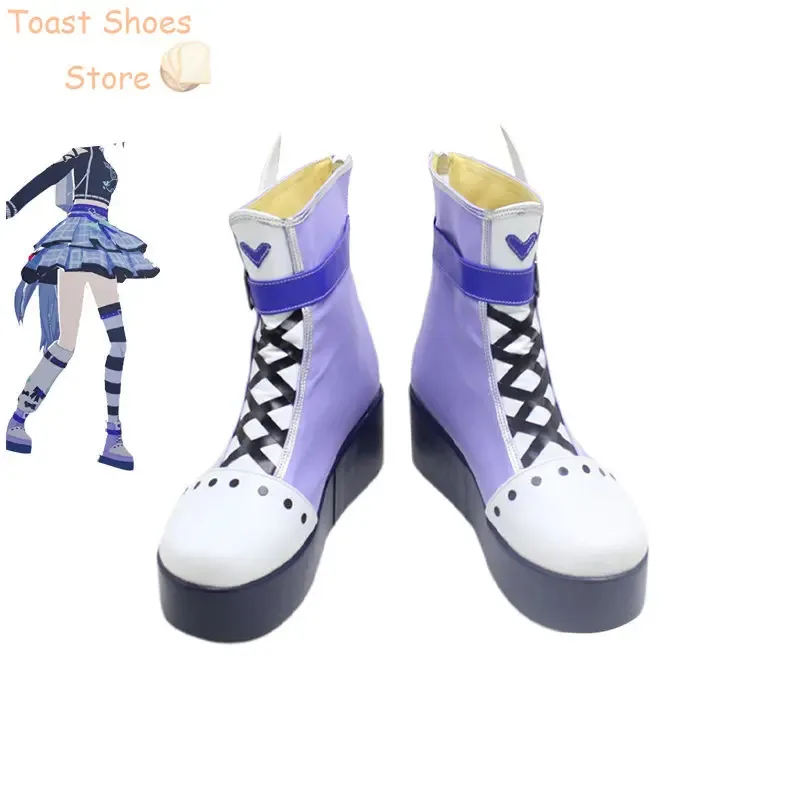 

PJSK 25Hours Shinonome Ena Cosplay Shoes Game Project Sekai Colorful Stage PU Leather Shoes Halloween Party Boots Costume Prop