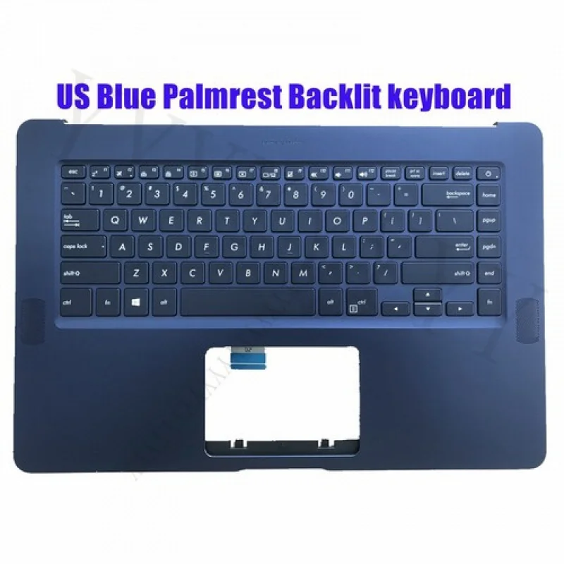 

QQ US Blue Palmrest backlit keyboard for Asus UX550V UX550VE UX550VD