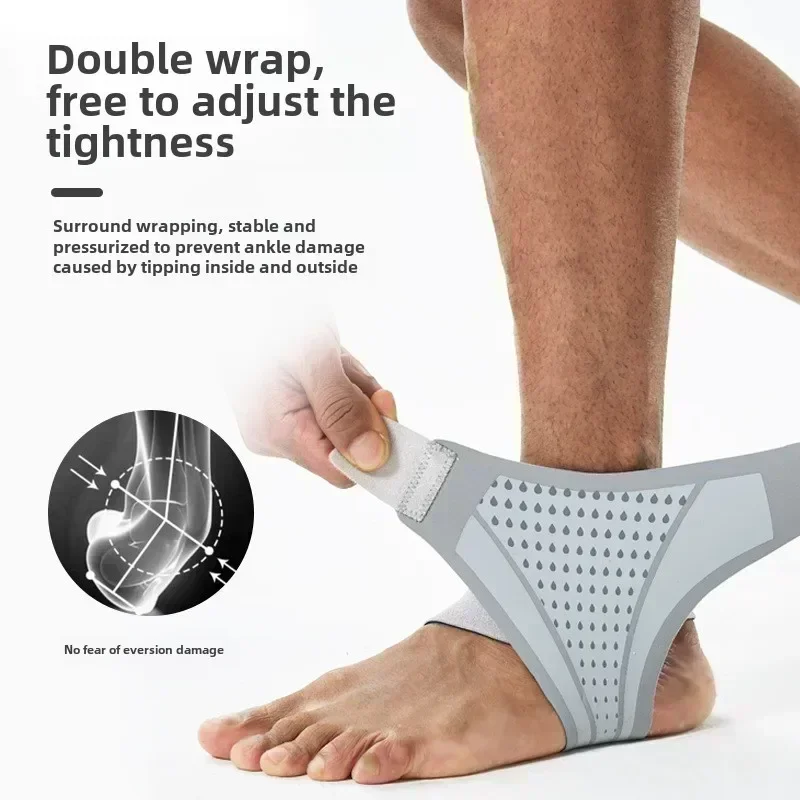 

1PC Ankle Braces Support Strap Sprain Adjustable Light Pressurized Breathable Compression Basketball Running Protector Sport