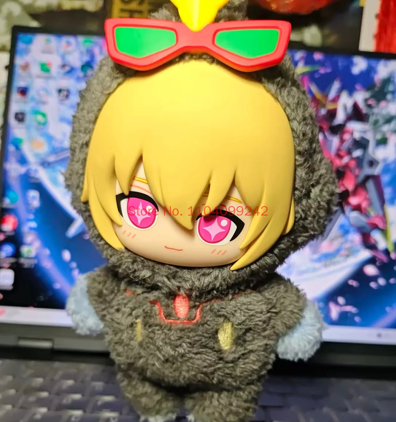 Authentique Bandai Mobile Suit Gundam Seed Destiny Sofunui Peluche en vinyle Boîte mystère Figurine en peluche de collection Cadeaux pour collectionneurs d'anime