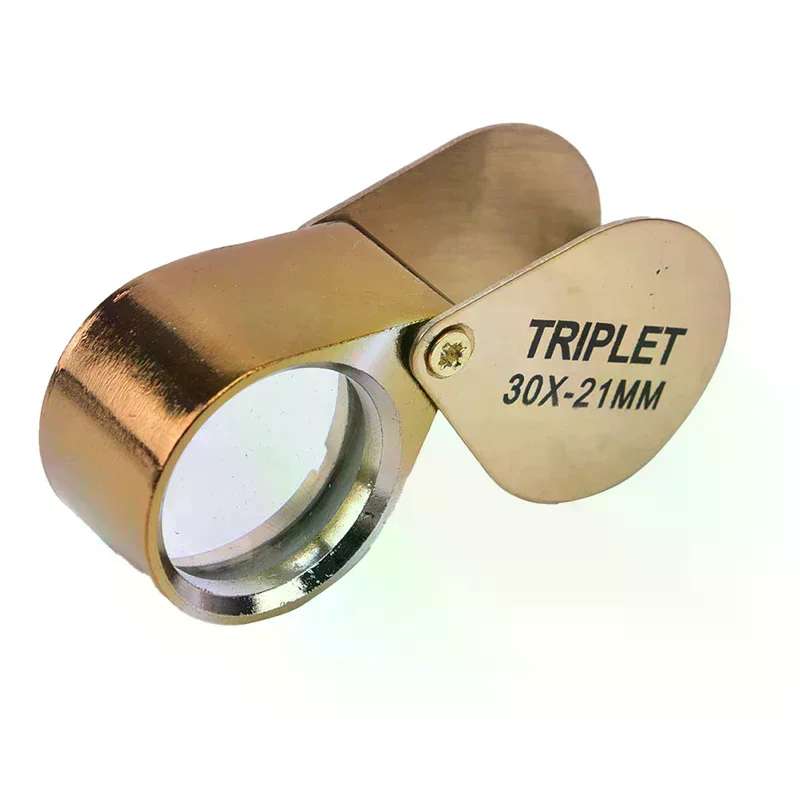 HOT!30x 30x21mm Magnifier Jewelers Gold Eye Tool Jewellery Folding Loupe Glass
