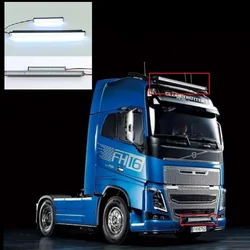 Światło kopułowe Lampa przednia Reflektor LED do ciężarówki Tamiya 1/14 RC Volvo FH16 XL 750 4X2 Ciągnik Przyczepa LESU DIY Części