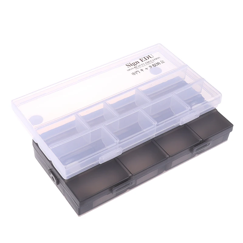 1Pcs Barber Tools Storage Box Hairclips Combs Storage Case Multi Grid Compartment Organizer Hairdressing Accessories Container