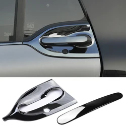 Stainless Steel Car Outer Door Handle Stickers Accessories for Smart 453 Fortwo Anti-Scratch Auto Door Bowl Protective Covers