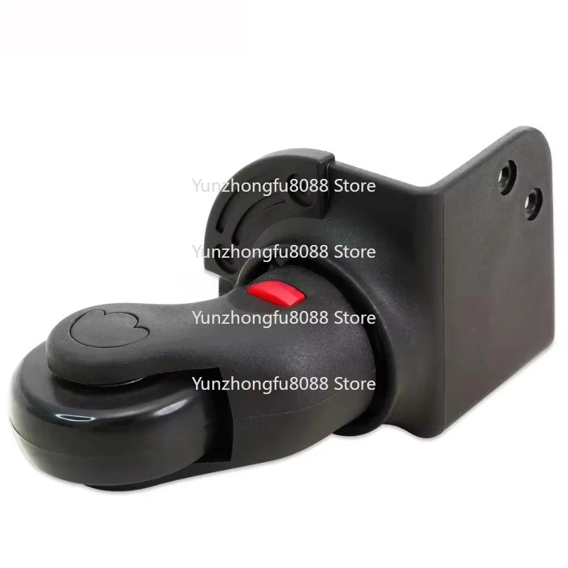 الدوار كتم 2 بوصة الإسكان البلاستيكية القابلة للإزالة 360 درجة عجلات الدورية الأمتعة صندوق الأحذية الأمتعة حقيبة عربة عجلة الزاوية #4