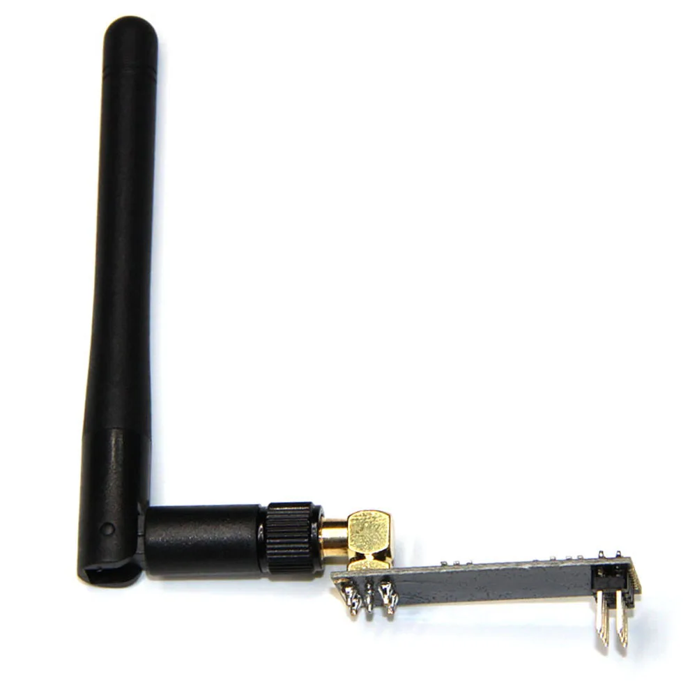 Módulo De Antena De Comunicação Sem Fio Do Transceptor, NRF24L01 + PA + LNA 2.4G 1100M SMA